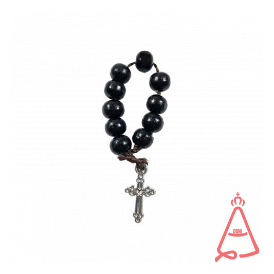 DEZENA DE DEDO MADEIRA PRETO (12 UNIDADES)