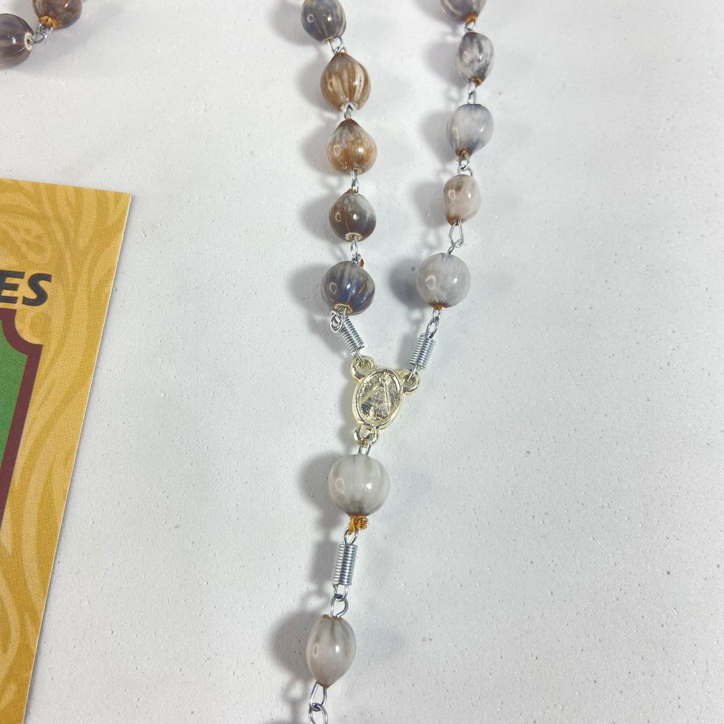 TERÇO SEMENTE CONTA DE LÁGRIMAS DE NOSSA SENHORA (1 UNIDADE)