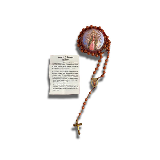 TERÇO PERFUMADO NOSSA SENHORA DE GUADALUPE 8MM (6 UNIDADES)