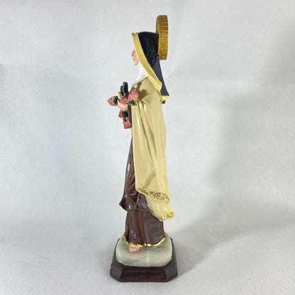 IMAGEM DE RESINA IMPORTADA SANTA TERESINHA 31CM (1 UNIDADE)