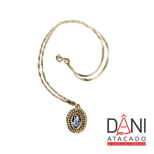 CORRENTE DOURADA SAGRADO CORAÇÃO DE JESUS (1 UNIDADE)