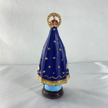 IMAGEM DE RESINA NACIONAL NOSSA SENHORA APARECIDA 16CM (1 UNIDADE)
